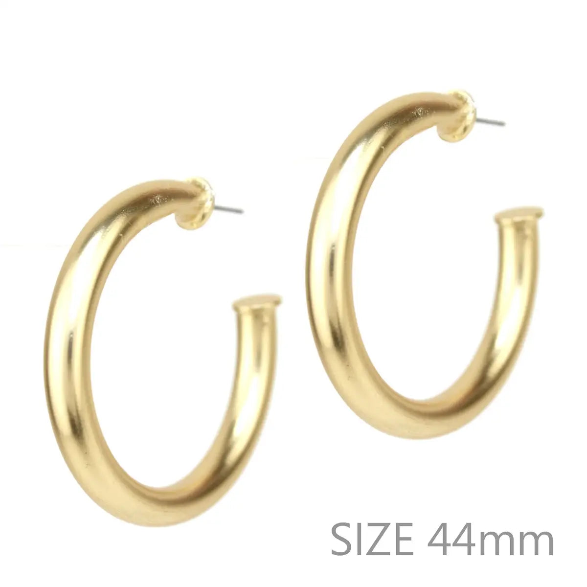 Satin Hoop Earring