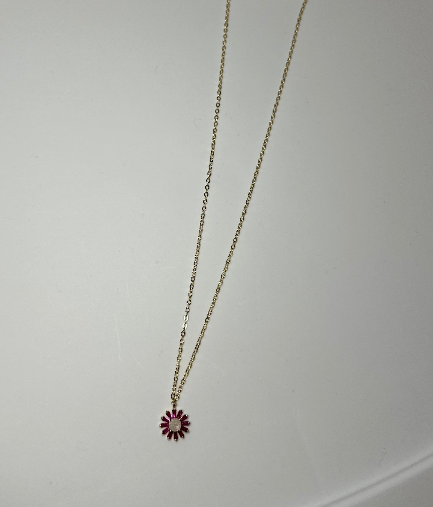 Crystal Flower Necklace