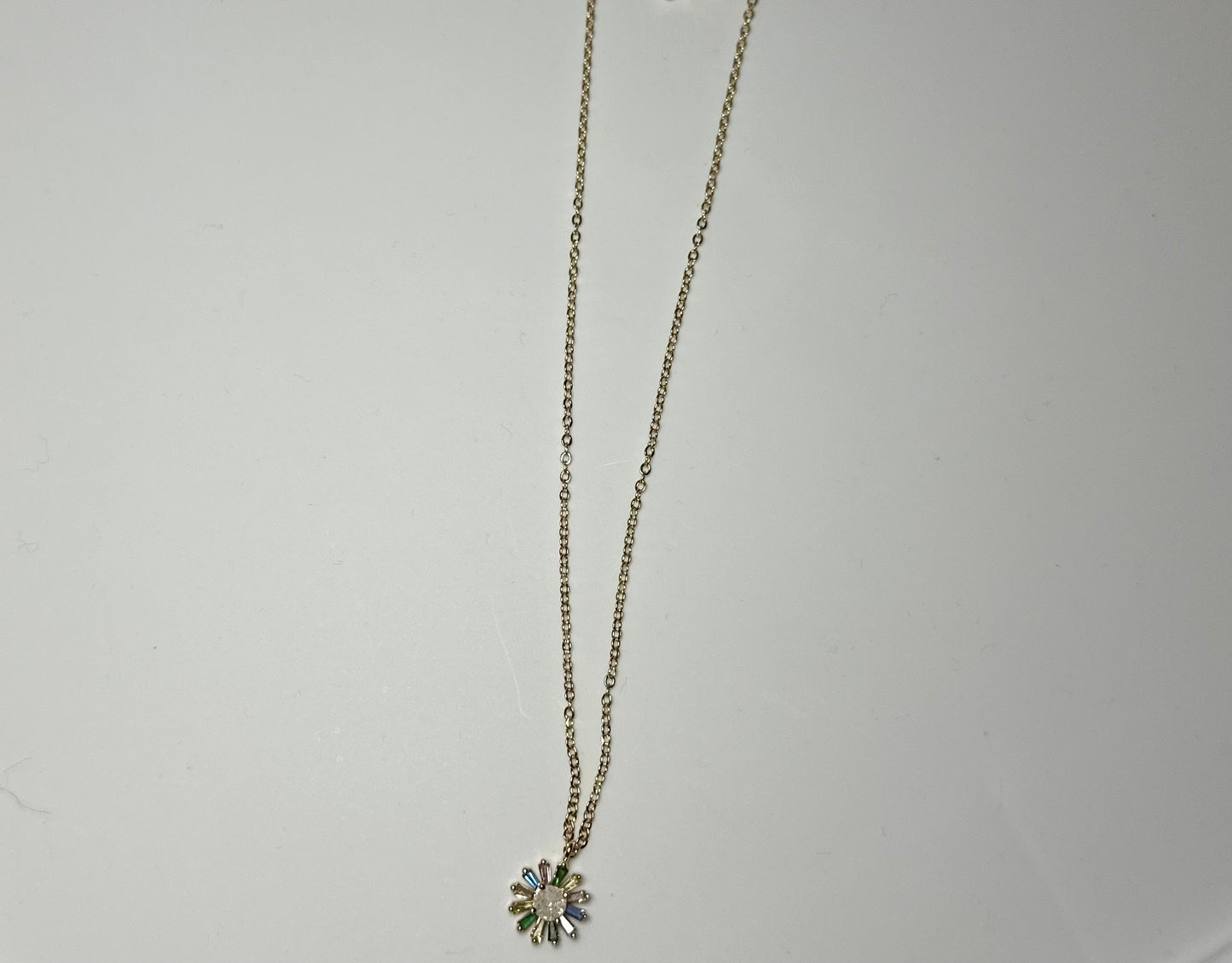 Crystal Flower Necklace